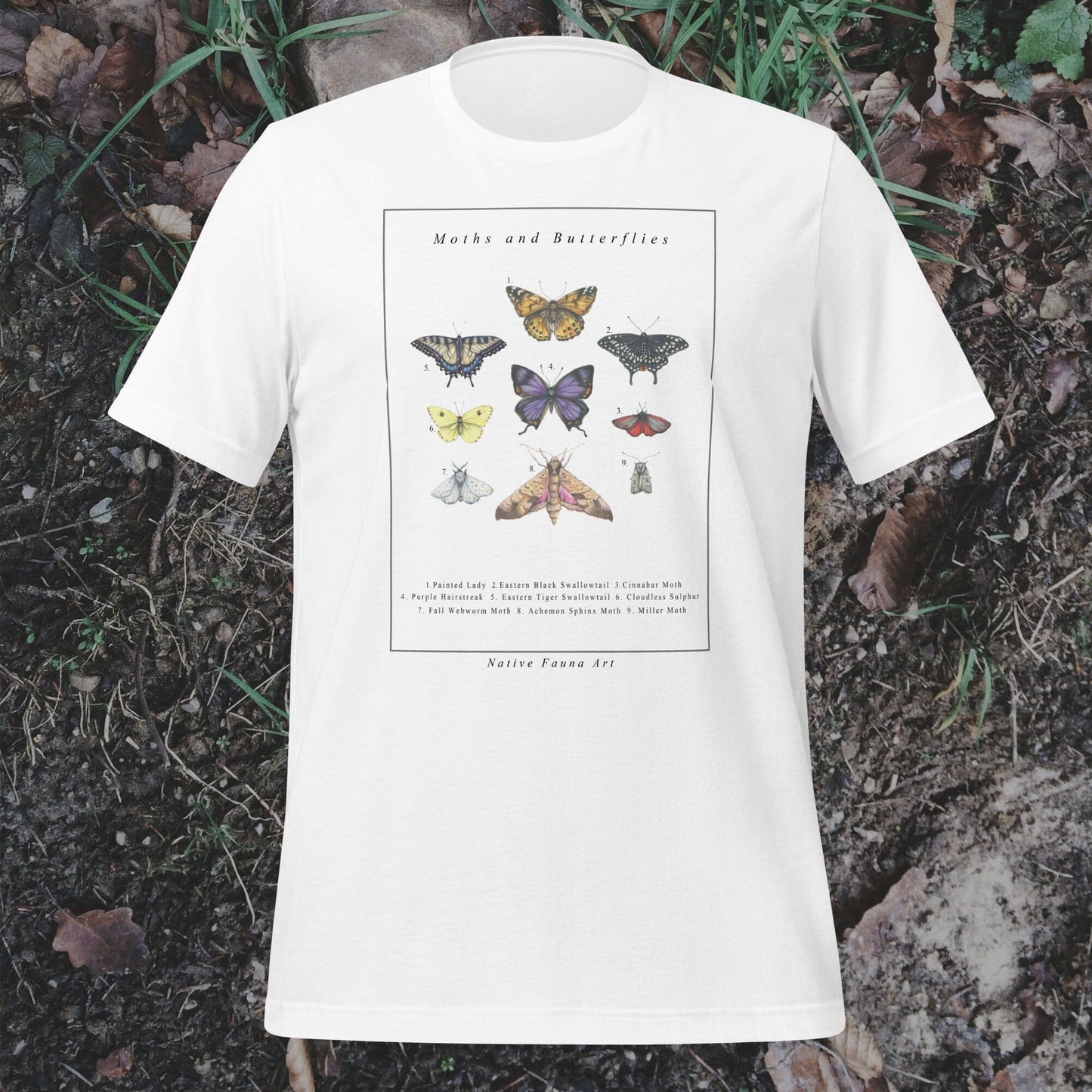 Moths and Butterflies - Unisex t-shirt