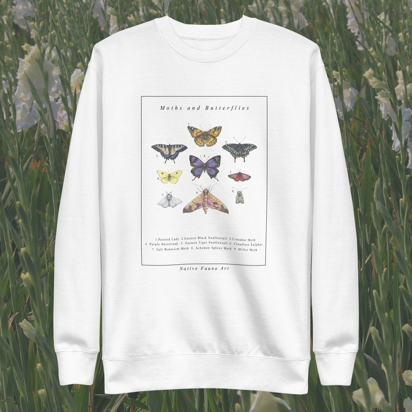 Moth and Butterfly Species - Classic Unisex Sweatshirt