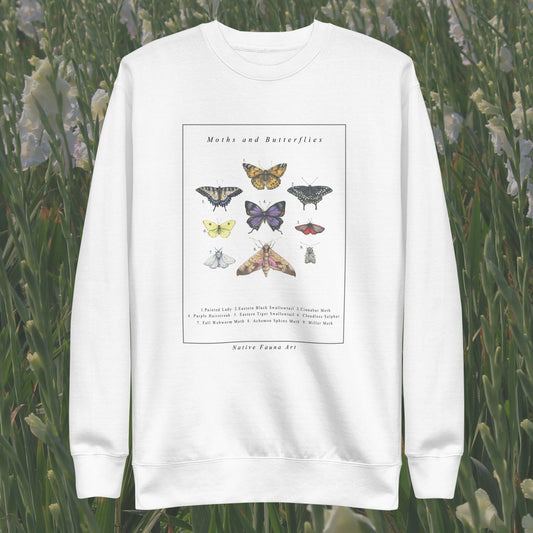 Moth and Butterfly Species - Classic Unisex Sweatshirt
